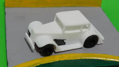 FIA Racing Truck 2 Custom 3D Printed HO Slot Car Body 